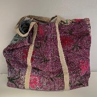 SUZANI_Sac brodé 50x40x12 cm Violet