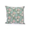 Coussin en coton imprimé PENSEE Eté 45x45 cm CELADON