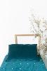 Grand Coussin Vague 50x75 Bleu Orage