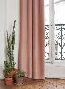 Lyric rideaux doublés en velours  Rose poudre